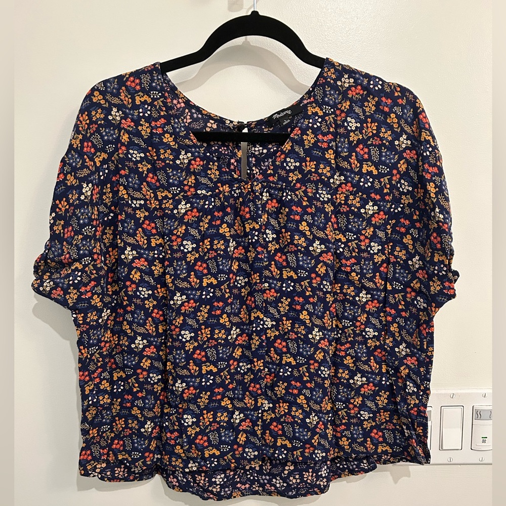 Madewell Flowy Floral Top